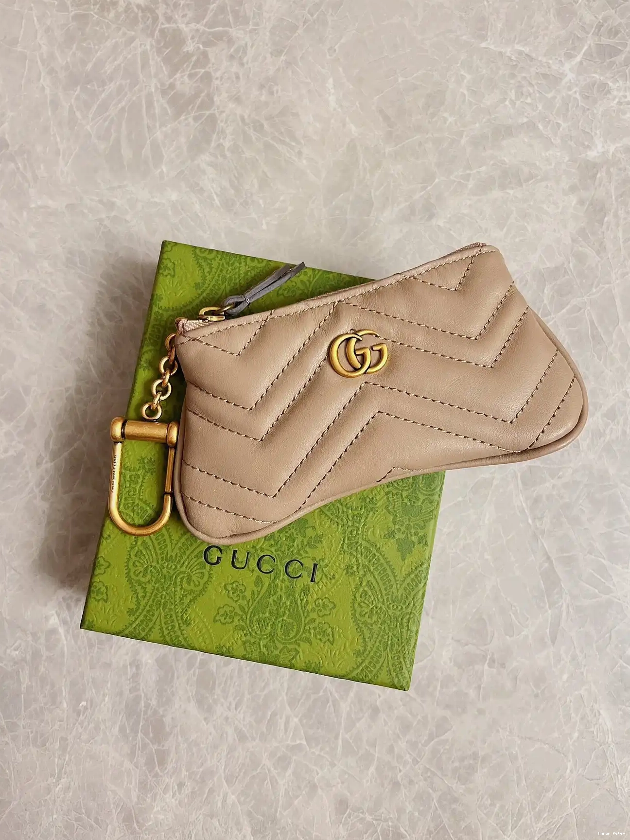Gucci key GG Marmont matelassé case 0617